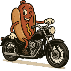 Houdini's Hotdogs Logo